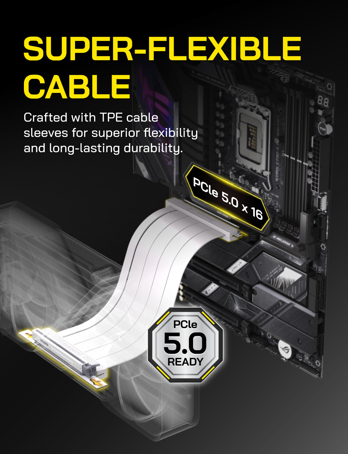 PCI-e 5.0 Riser Cable-Right Angle