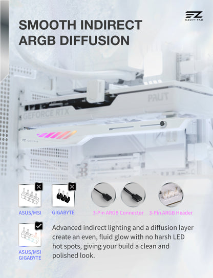 VH90 ARGB GPU Support Bracket