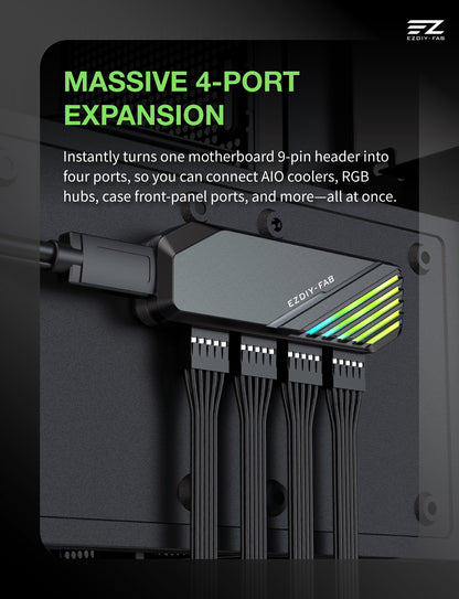MH01 Internal USB2.0 9-Pin Hub