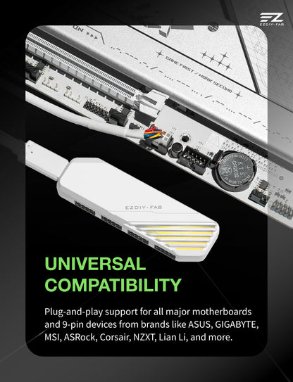 MH01 Internal USB2.0 9-Pin Hub