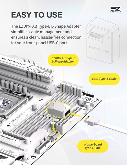 MA01 Type-E 90 Degree L-Shape Adapter-STD
