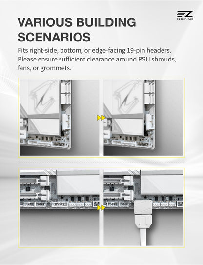 MA02 USB3.2 Gen 1 19-Pin 90 Degree L-Shape Adapter
