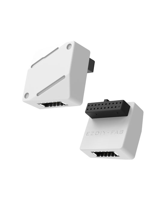 MA03 USB 3.2 Gen 1/USB 3.0 Front Panel Header 19-Pin to Type-E L-Shape Adapter