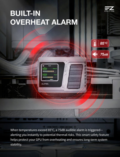 Alpha TS13 Temp-sensing U-shape GPU Power Adapter
