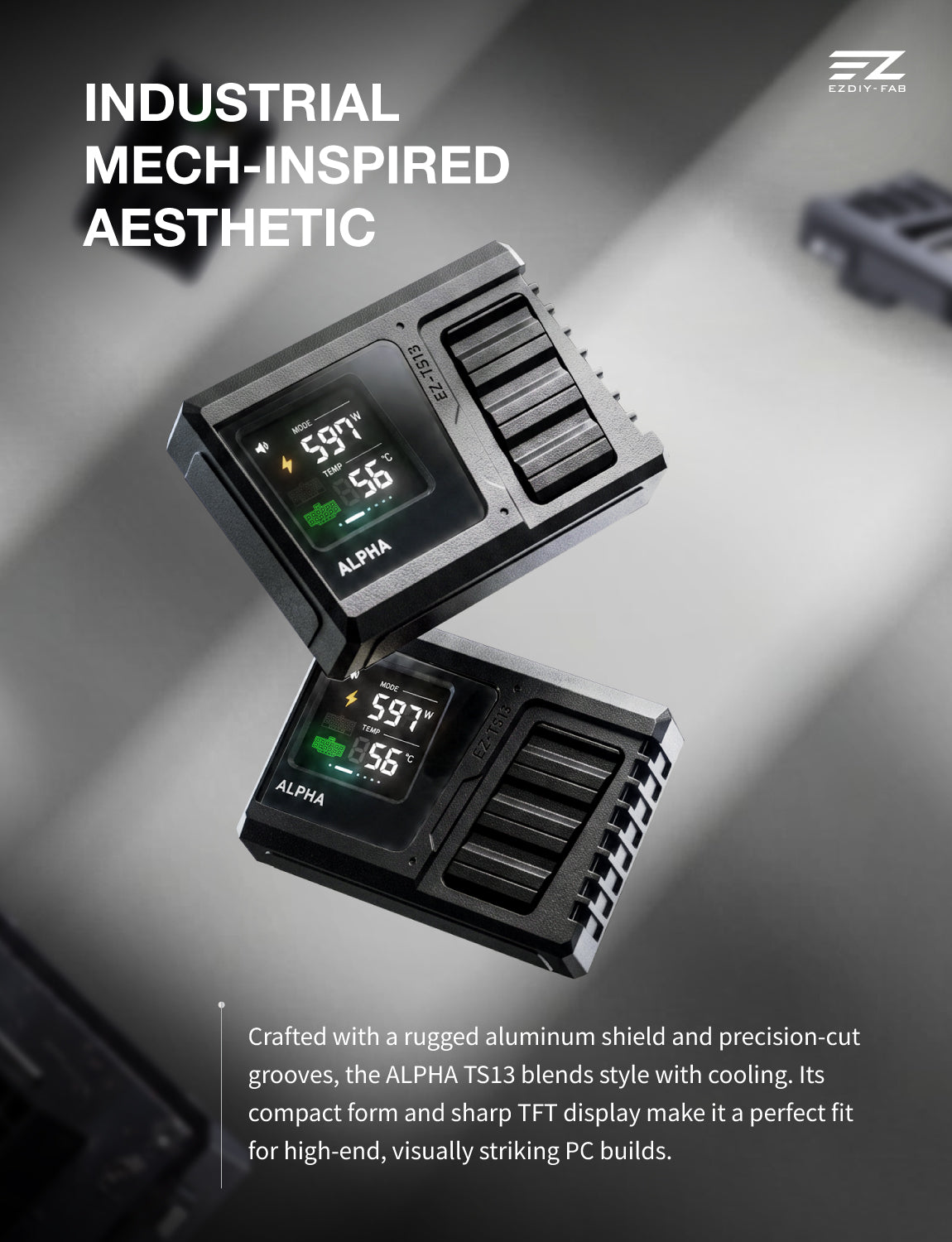 Alpha TS13 Temp-sensing U-shape GPU Power Adapter