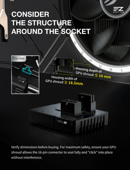 Alpha TS13 Temp-sensing U-shape GPU Power Adapter
