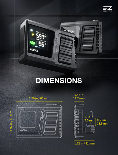 Alpha TS13 Temp-sensing U-shape GPU Power Adapter