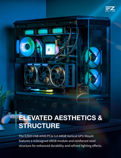 AH00 PCIE 5.0 Vertical GPU Mount