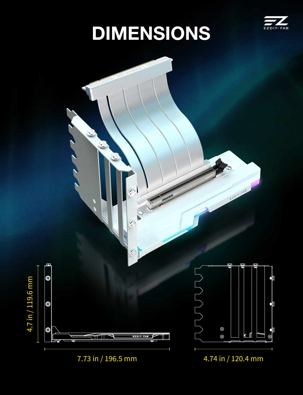AH00 PCIE 5.0 Vertical GPU Mount