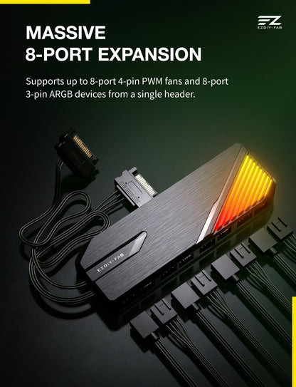 FH01 ARGB PWM Fan Hub