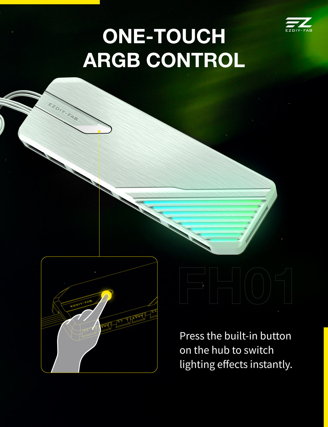 FH01 ARGB PWM Fan Hub