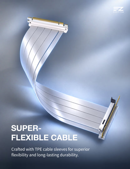 PCI-e 5.0 Riser Cable- 400mm/ Right Angle