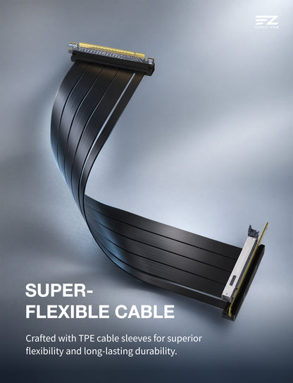 PCI-e 5.0 Riser Cable- 600mm/ Right Angle