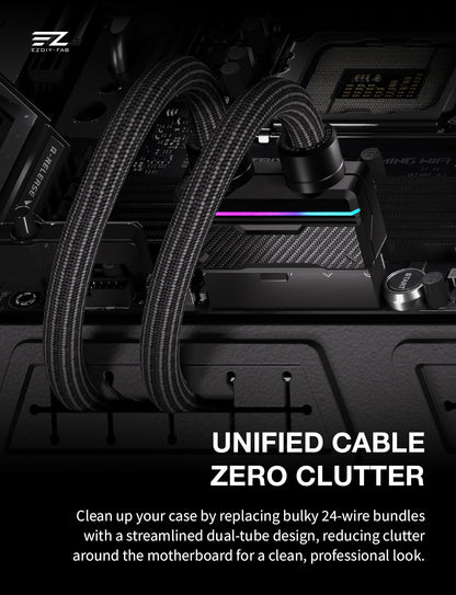 UNIFAS ARGB 24Pin PC-Netzteil-Verlängerungskabel
