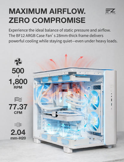 BF12 120mm All-in-One ARGB PWM Case Fan
