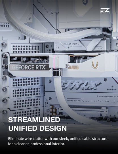 UNIFAS ARGB PCIe 8-Pin PC-Netzteil-Verlängerungskabel