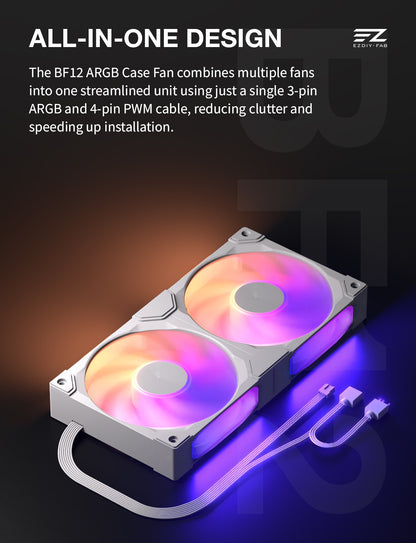BF12 240mm All-in-One ARGB PWM Case Fan