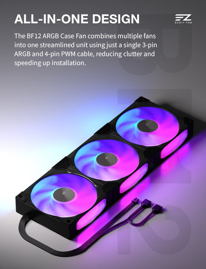 BF12 360mm All-in-One ARGB PWM Case Fan