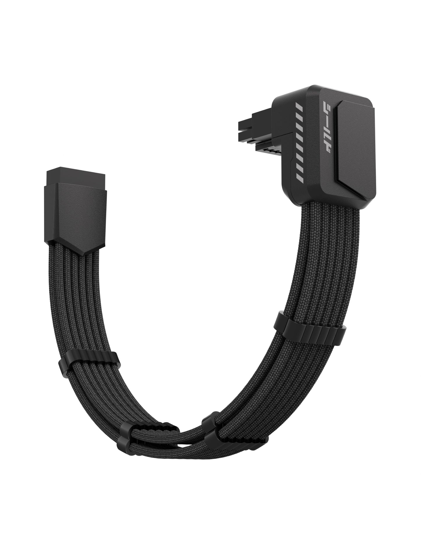Shield PCIe 5.1 GPU Cable with 90° 12V-2x6 Adapter