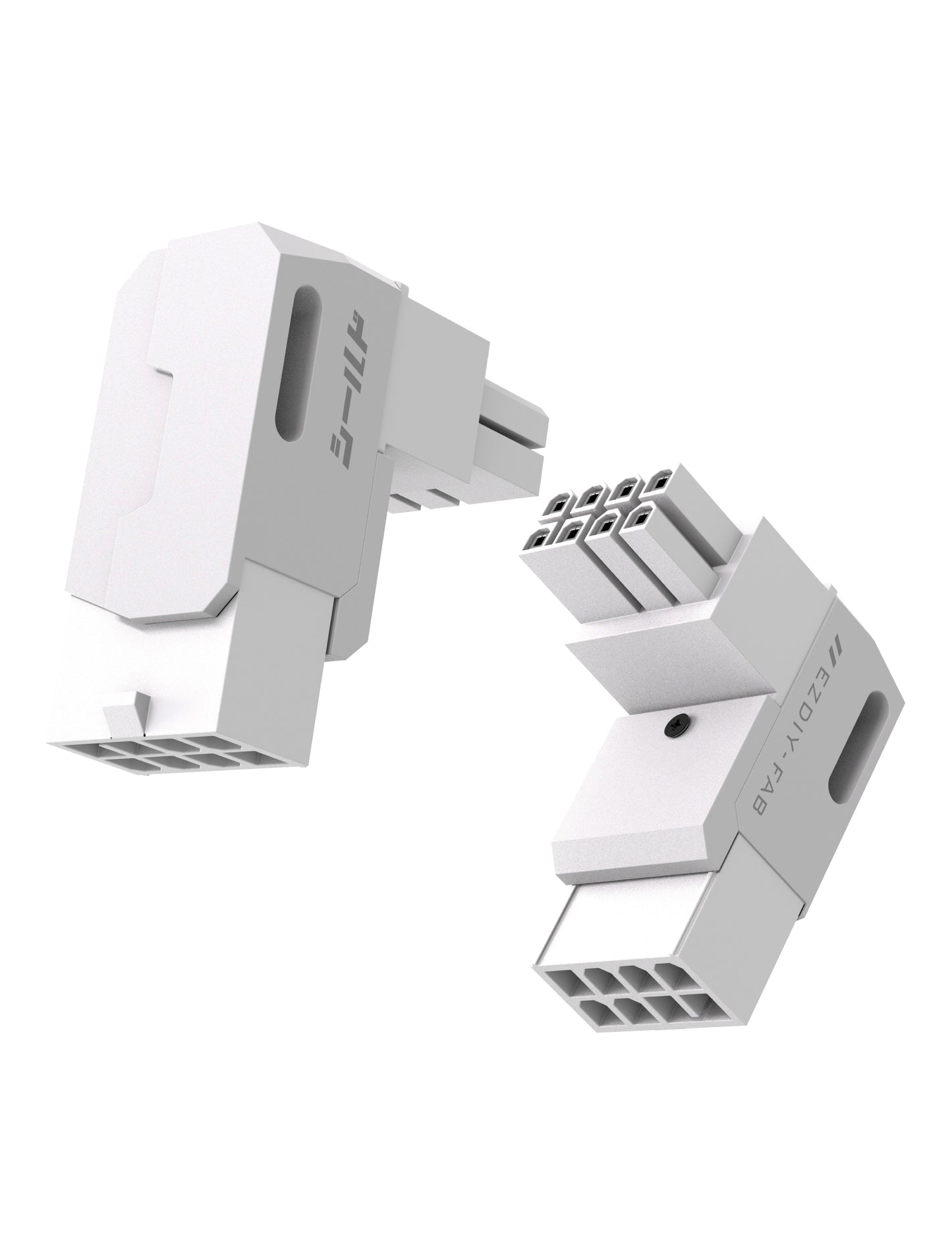 SHIELD GPU 8 Pin L Winkel 90° ADAPTER - 2er-PACK