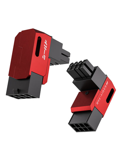 SHIELD GPU 8 Pin L Winkel 90° ADAPTER - 2er-PACK