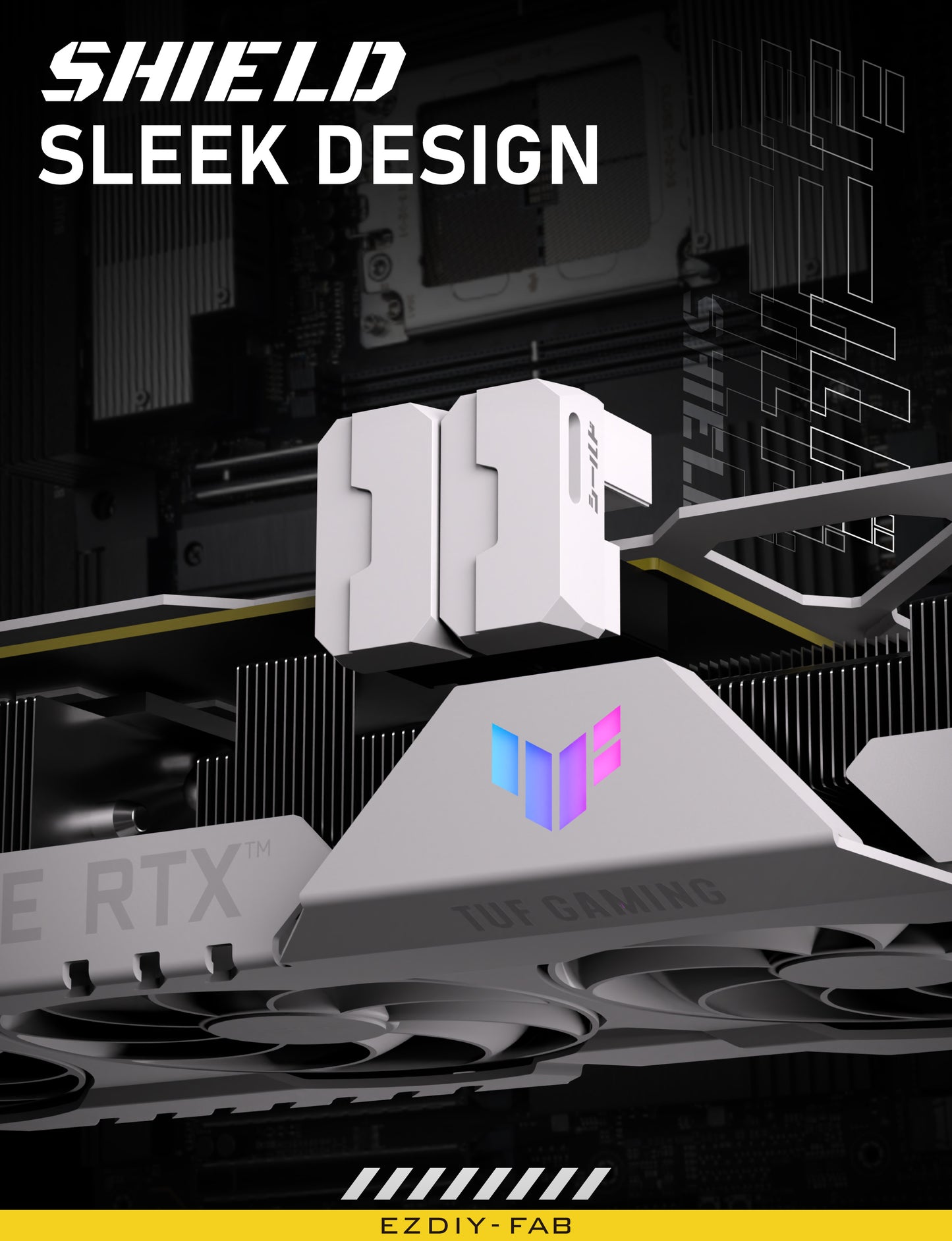 SHIELD GPU 8 Pin 180° Adapter (2 Stück)