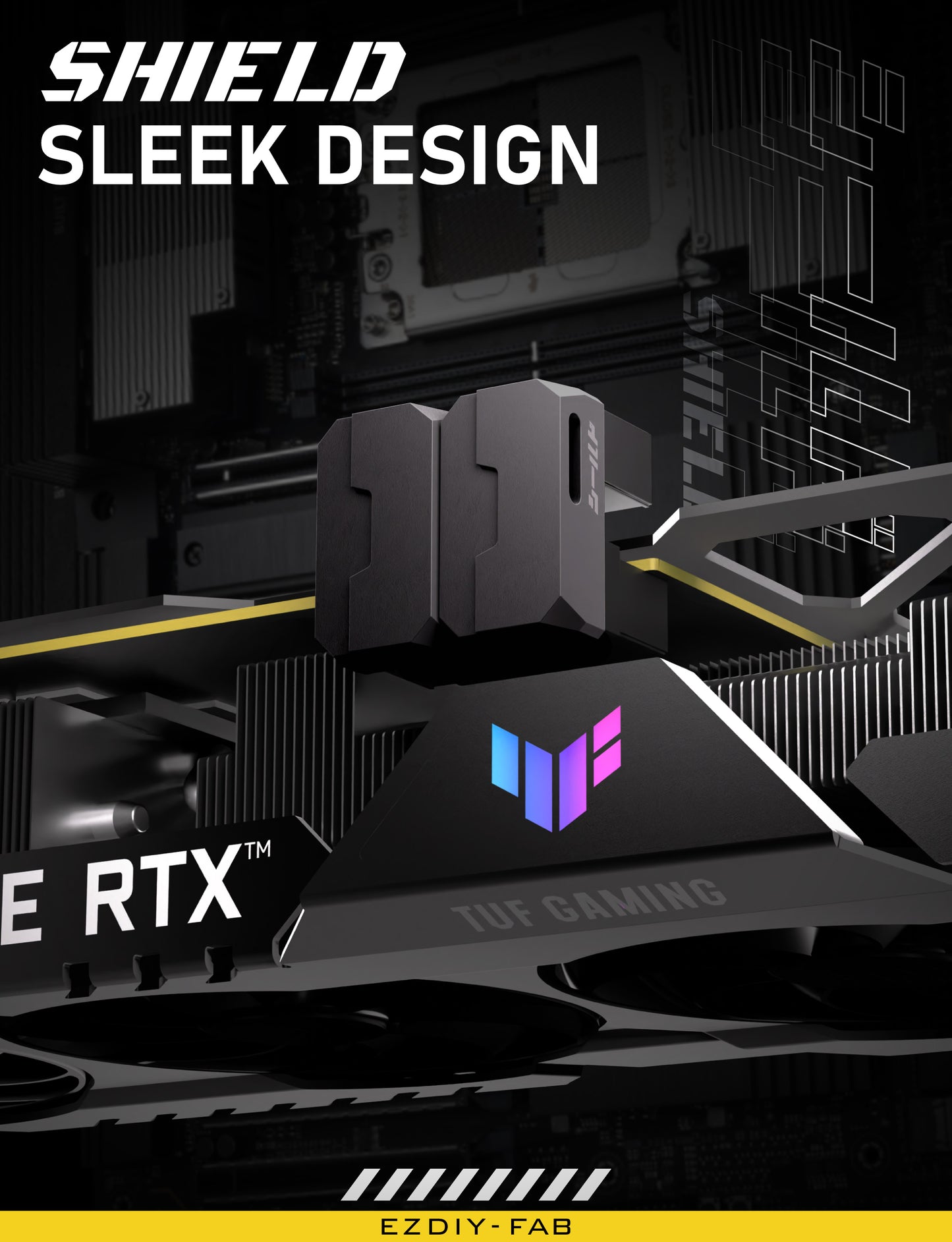 SHIELD GPU 8 Pin 180° Adapter (2 Stück)
