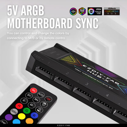 ARGB 6-PIN LÜFTER-HUB-X