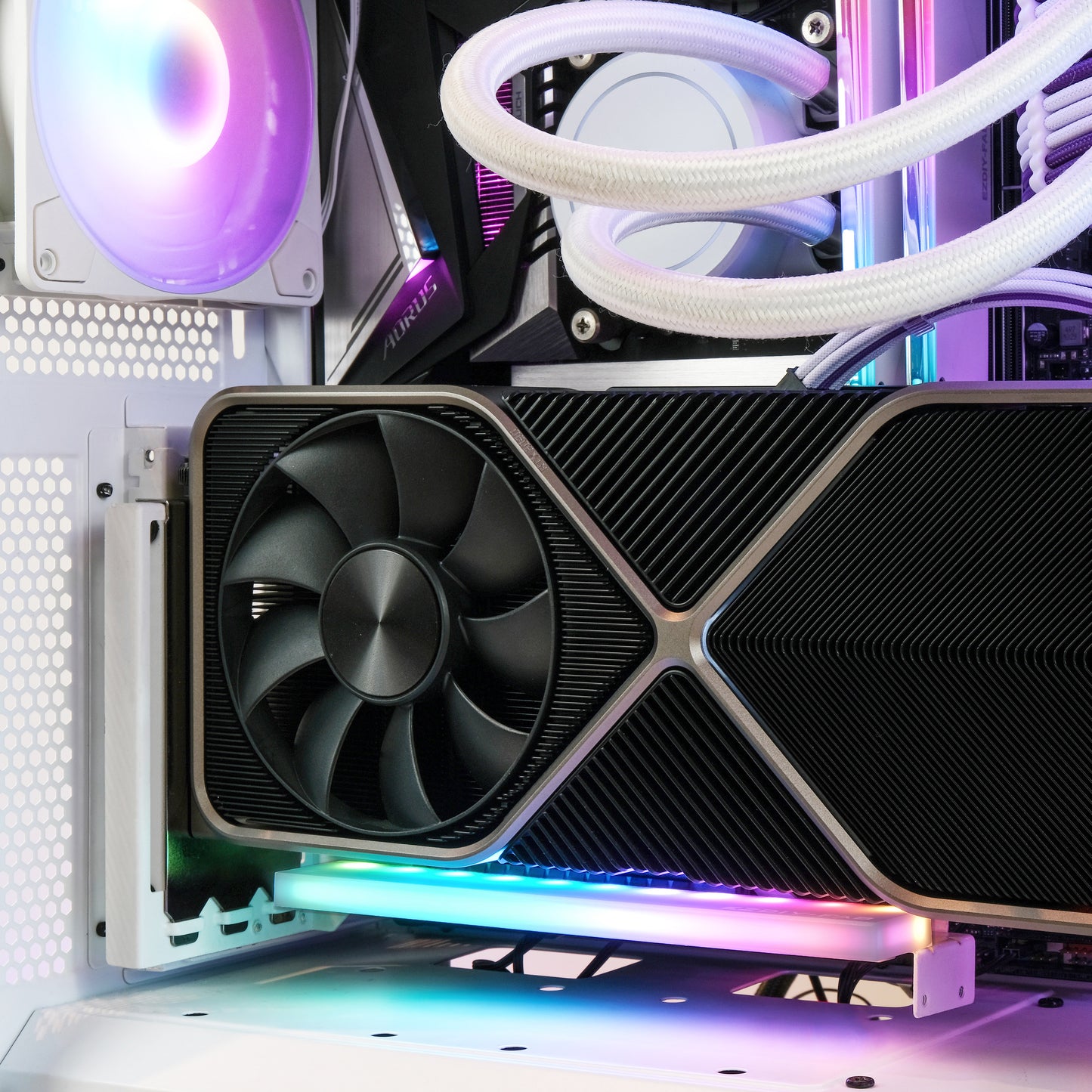 PCIE 4.0 Vertical Mount with ARGB Module