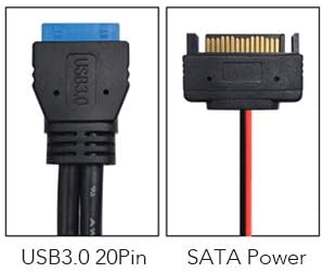 5,25 Zoll interner gebürsteter Metall-Frontblende