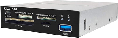 3,5-Zoll-PC-Frontpanel, interner Kartenleser USB-HUB, USB 3.1 Gen2 Typ-C-Anschluss, USB 3.0