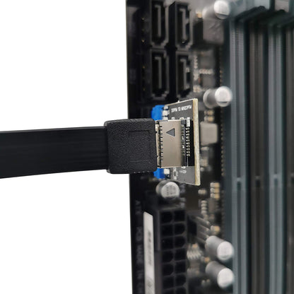 USB 3.0 (3.1 Gen 2) Internal (19-Pin) Header to USB 3.1/3.2 Type-C (20-Pin) A-Key Front Panel Adapter