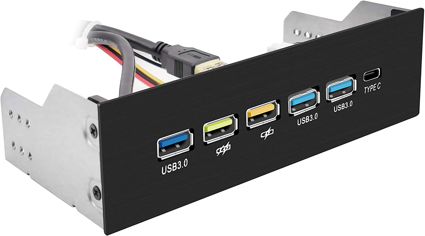5,25 Zoll interner gebürsteter Metall-Frontblende