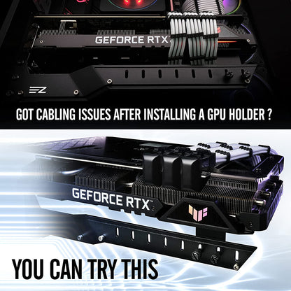 GPU 8 Pin U Turn 180° Connector (Reverse) - 3 PACK