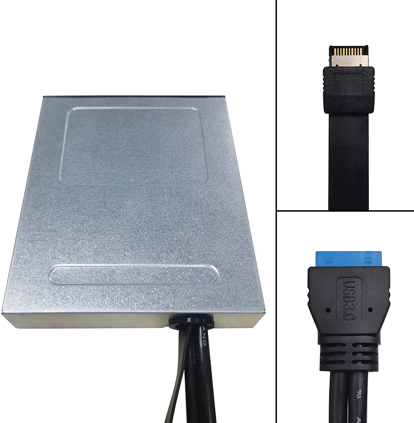 3,5-Zoll-PC-Frontpanel, interner Kartenleser USB-HUB, USB 3.1 Gen2 Typ-C-Anschluss, USB 3.0
