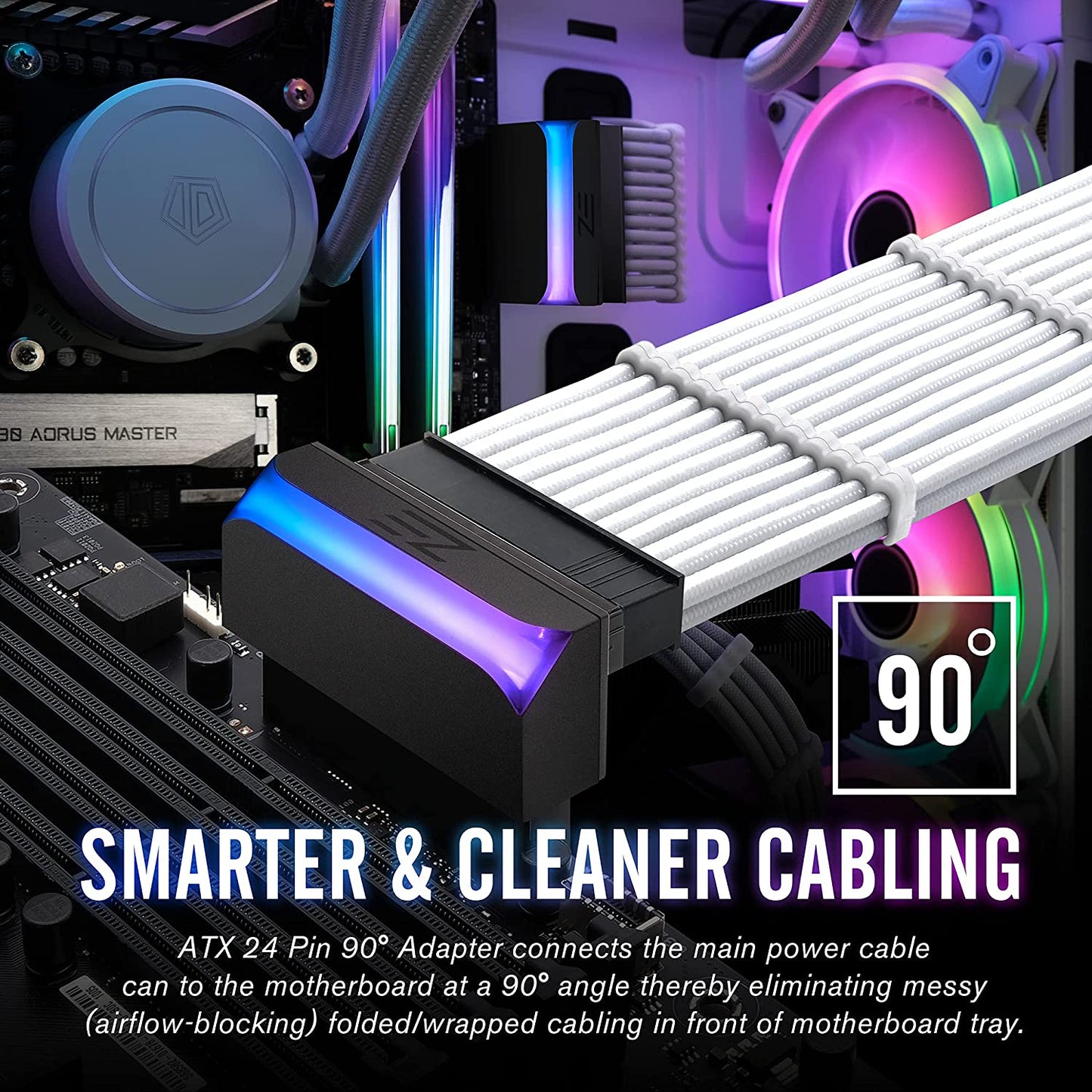 ARGB 24-pin 90 Degree Power Connector