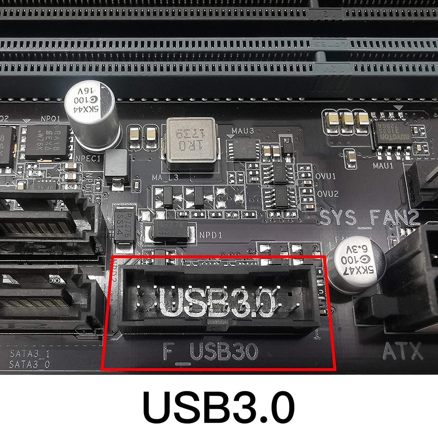USB 3.0 (3.1 Gen 2) Internal (19-Pin) Header to USB 3.1/3.2 Type-C (20-Pin) A-Key Front Panel Adapter