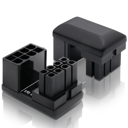 GPU 8 Pin U Turn 180° Connector (Standard) - 2 PACK