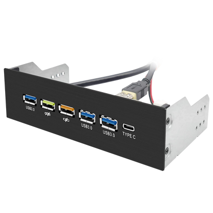 5,25 Zoll interner gebürsteter Metall-Frontblende