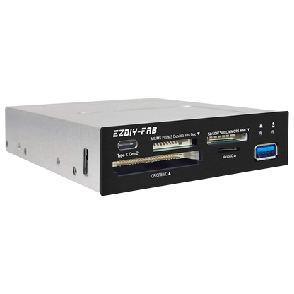 3,5-Zoll-PC-Frontpanel, interner Kartenleser USB-HUB, USB 3.1 Gen2 Typ-C-Anschluss, USB 3.0