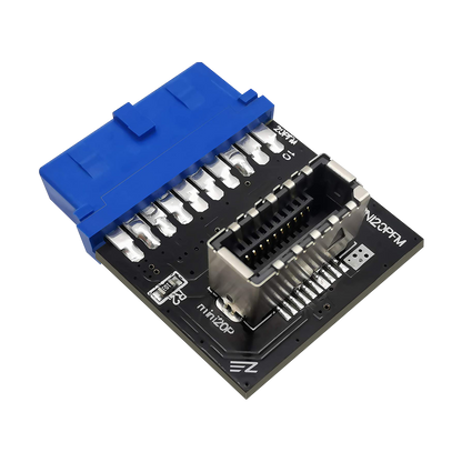 USB 3.0 (3.1 Gen 2) Internal (19-Pin) Header to USB 3.1/3.2 Type-C (20-Pin) A-Key Front Panel Adapter